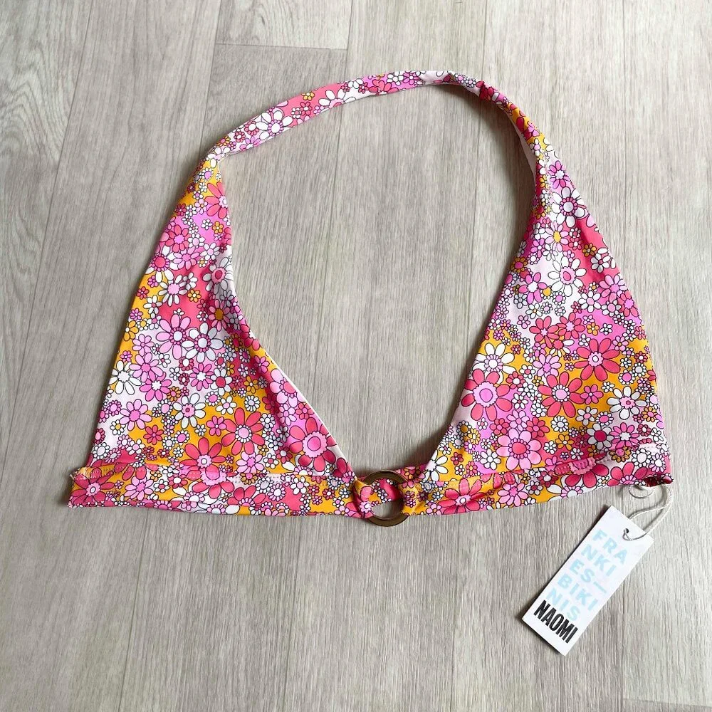 Frankies Bikinis x Naomi Osaka Eden Halter Bikini Top Size XXL NEW NWT